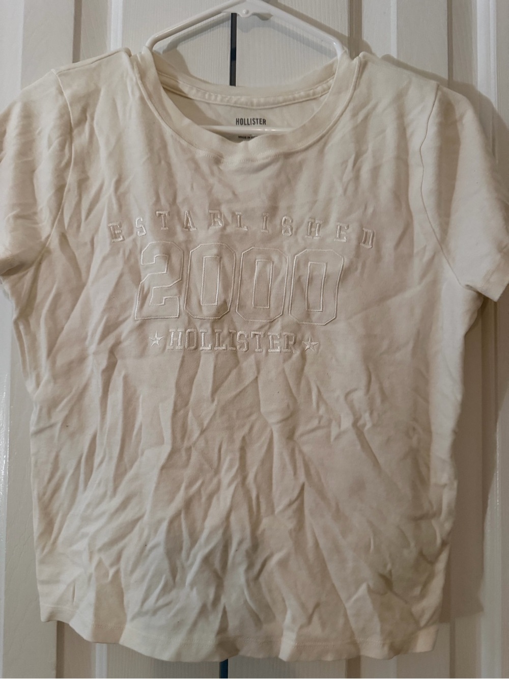 Hollister Soft Cream Logo Tee